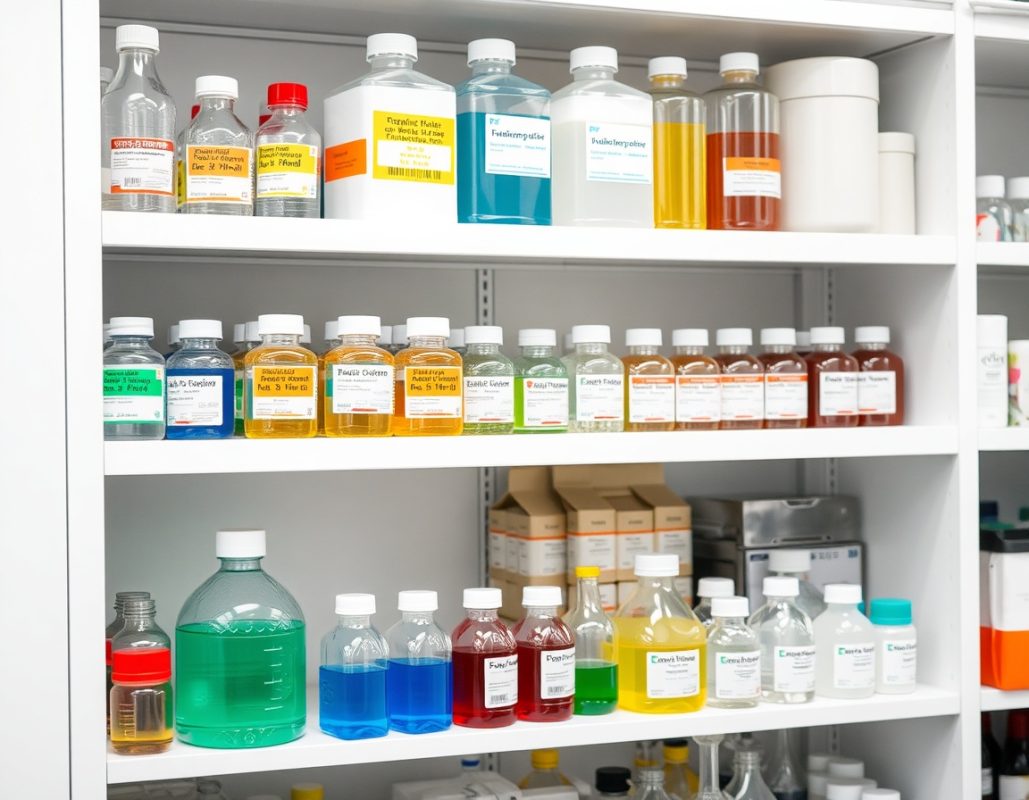Industrial chemical classification concept