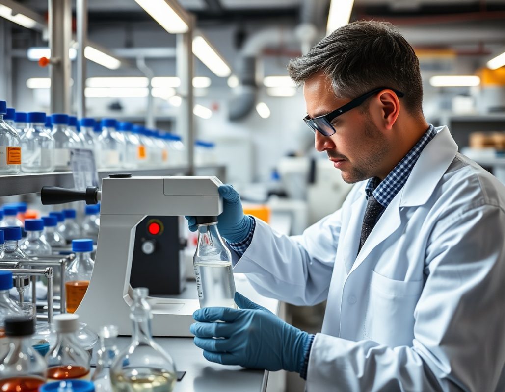 Quality control in chemical industry